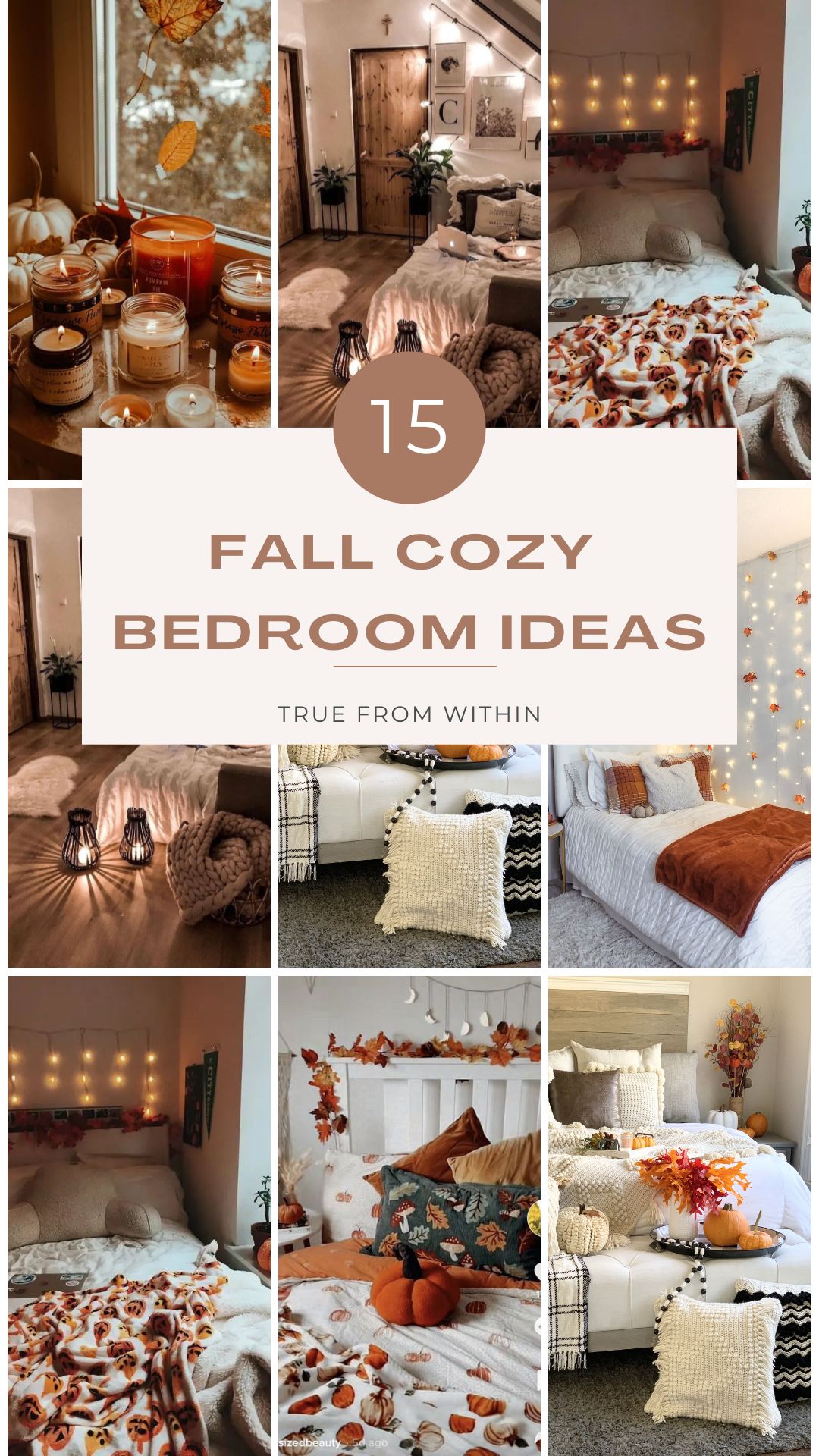 How to decorate your bedroom for fall ? - true from within